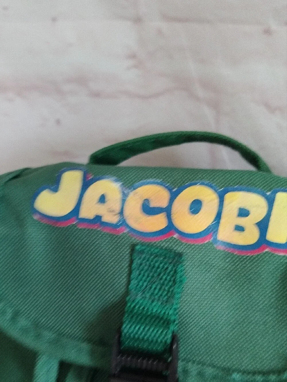 Jacob Green Kids Backpack with Luffy Print
